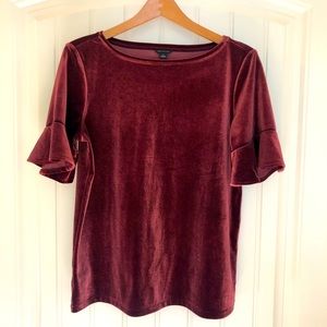Ann Taylor Velvet Top